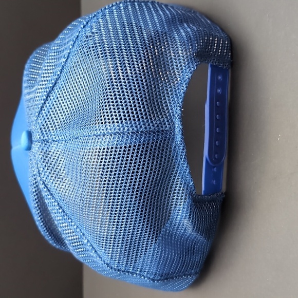 Vintage Kayjet Cobalt Coleman Fire Department Blue Snapback Truckers Hat - Picture 4 of 7